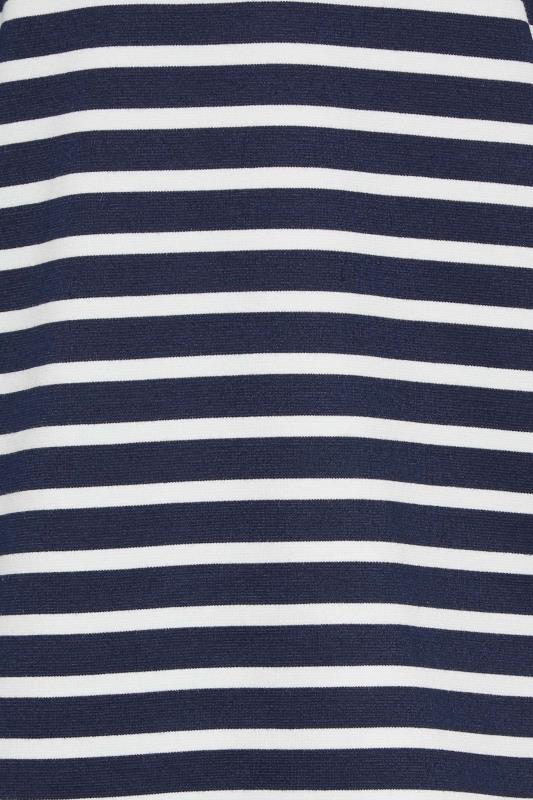 LTS Tall Navy Blue Stripe Long Sleeve Top | Long Tall Sally 5