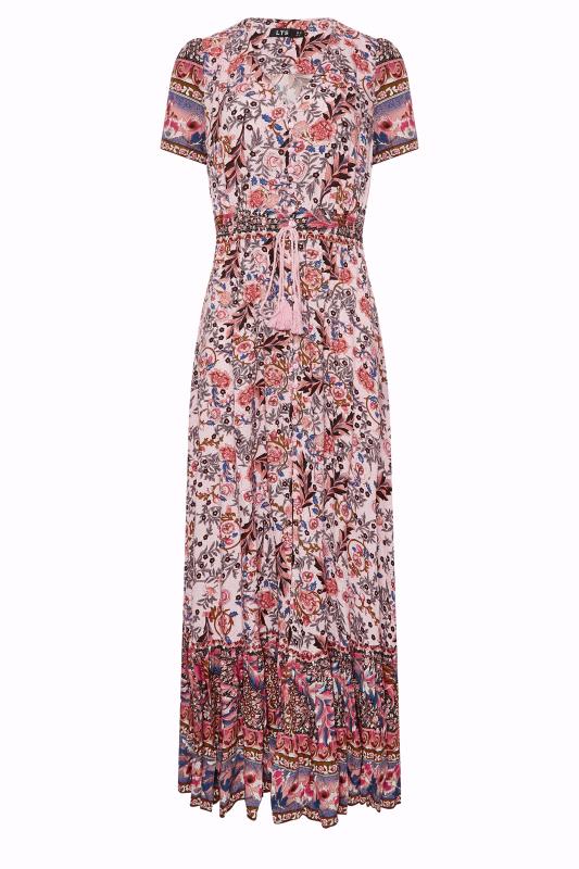 LTS Tall Women's Pink Paisley Print Maxi Dress | Long Tall Sally 6