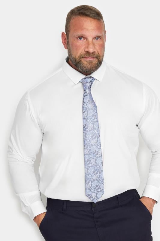 BadRhino Blue 2 PACK Floral Textured Ties | BadRhino 1