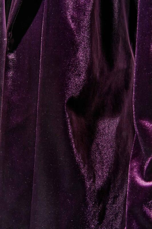 LTS Tall Women's Purple Velvet Belted Blazer | Long Tall Sally 5