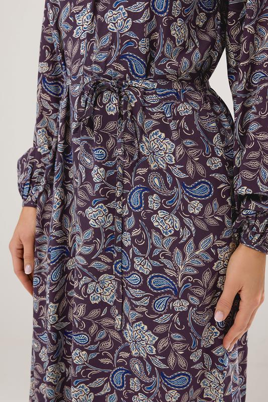 LTS Tall Purple Floral Midaxi Dress | Long Tall Sally 4