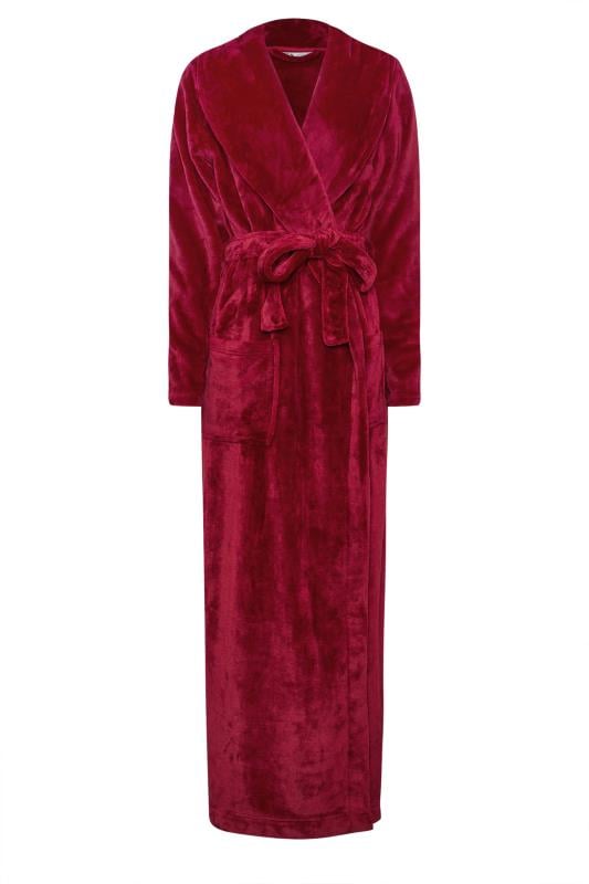 LTS Tall Red Super Luxe Maxi Dressing Gown | Long Tall Sally 5