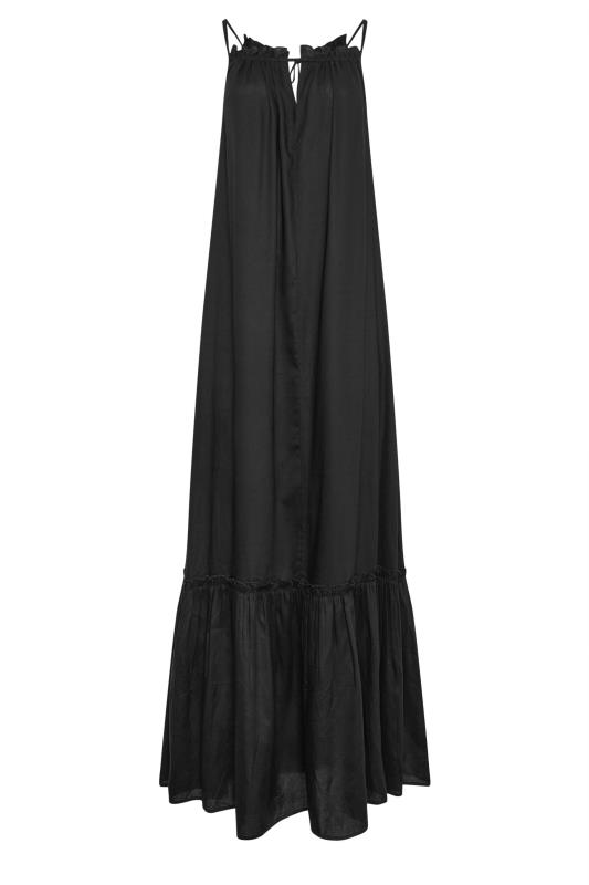 LTS Tall Women's Black Halter Neck Maxi Dress | Long Tall Sally 6