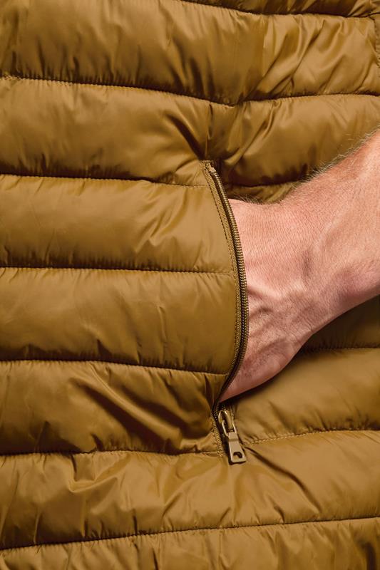 BadRhino Big & Tall Brown Puffer Gilet | BadRhino 5