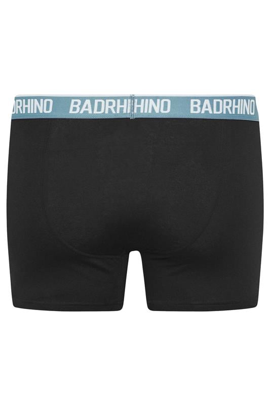 BadRhino Big & Tall 5 PACK Black Waistband Boxers | BadRhino 3