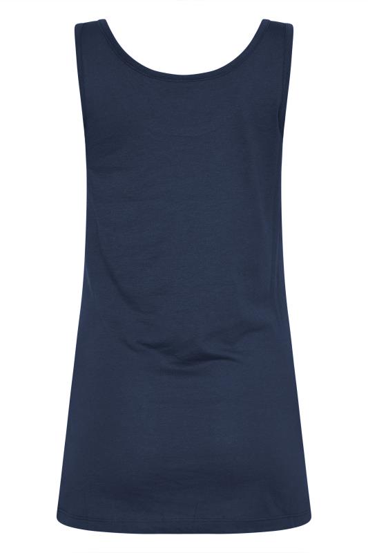 LTS Tall Women's Navy Blue Vest Top | Long Tall Sally 6