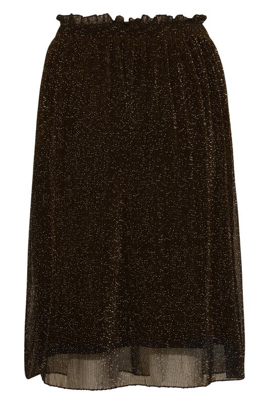LTS Tall Women's Black Glitter Pleated Skirt | Long Tall Sally  4