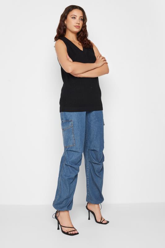 LTS Tall Women's Blue Denim Parachute Trousers | Long Tall Sally 2