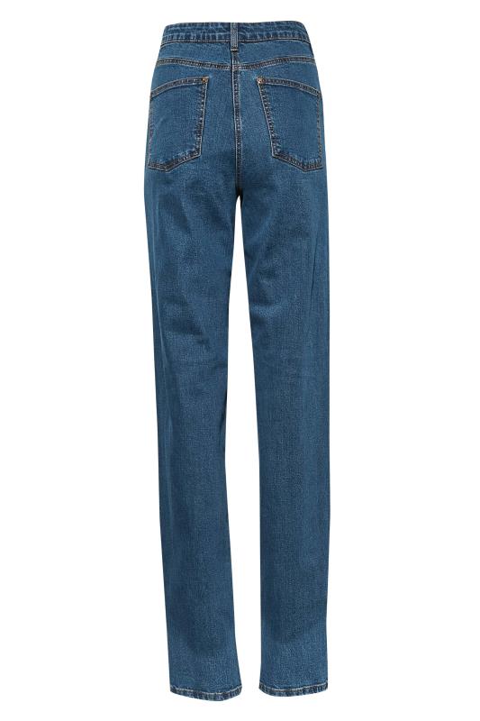 LTS Tall Women's Indigo Blue Washed UNA Mom Jeans | Long Tall Sally 5