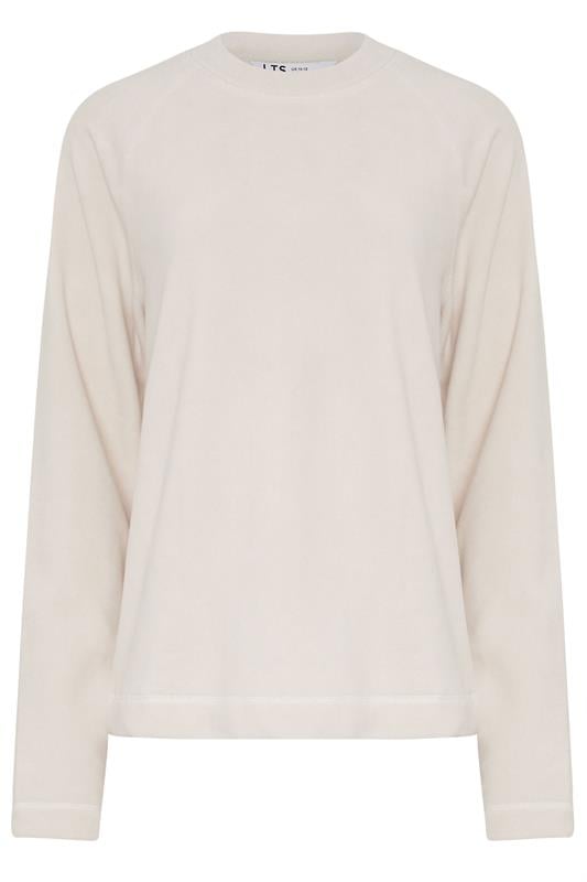 LTS Tall Women's Ivory White Microfleece Top | Long Tall Sally 6