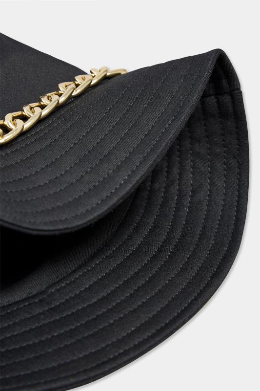 Black Chain Denim Look Bucket Hat | Yours Clothing  4