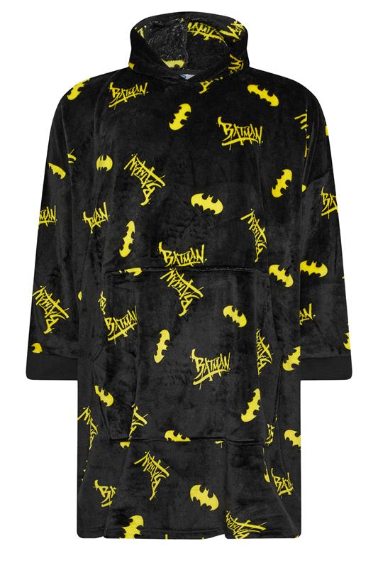 BadRhino Big & Tall Black Batman Blanket Hoodie | BadRhino 6