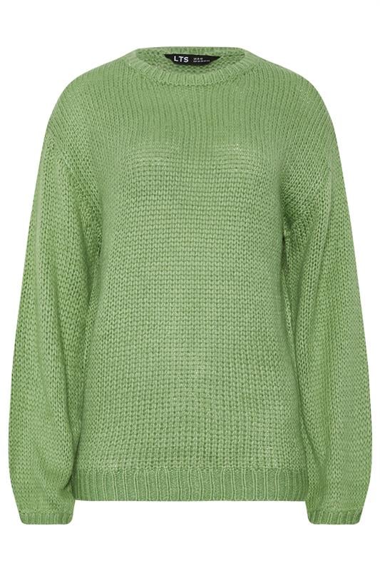 LTS Tall Green Balloon Sleeve Jumper | Long Tall Sally  5