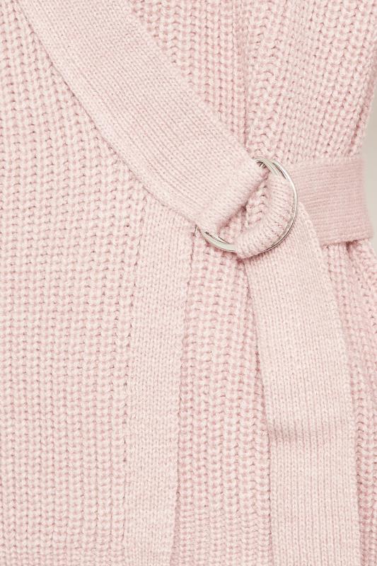 LTS Tall Womens Pale Pink Ballet Knitted Cardigan | Long Tall Sally 5