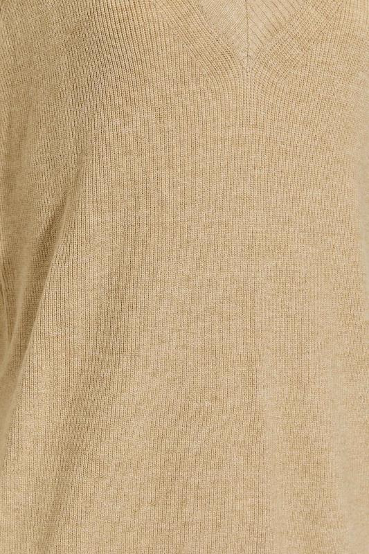 LTS Tall Women's Beige Brown Knitted Vest Top | Long Tall Sally 5