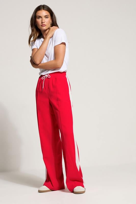 LTS Tall Red Side Stripe Trousers | Long Tall Sally 2
