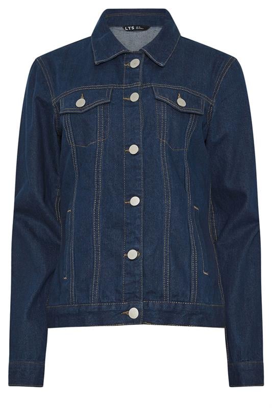 LTS Tall Women's Indigo Blue Cotton Denim Jacket | Long Tall Sally 7