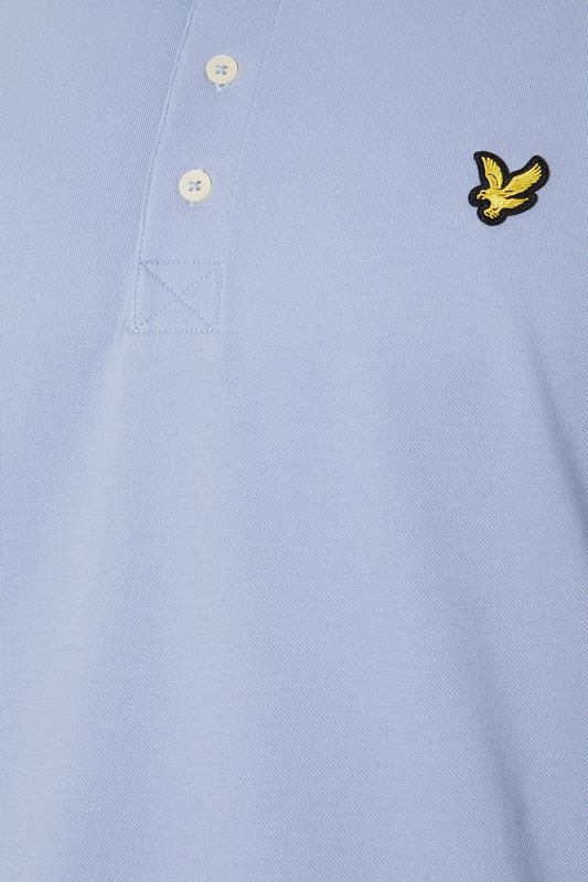 LYLE & SCOTT Big & Tall Bubble Blue Tipped Polo Shirt | BadRhino 5