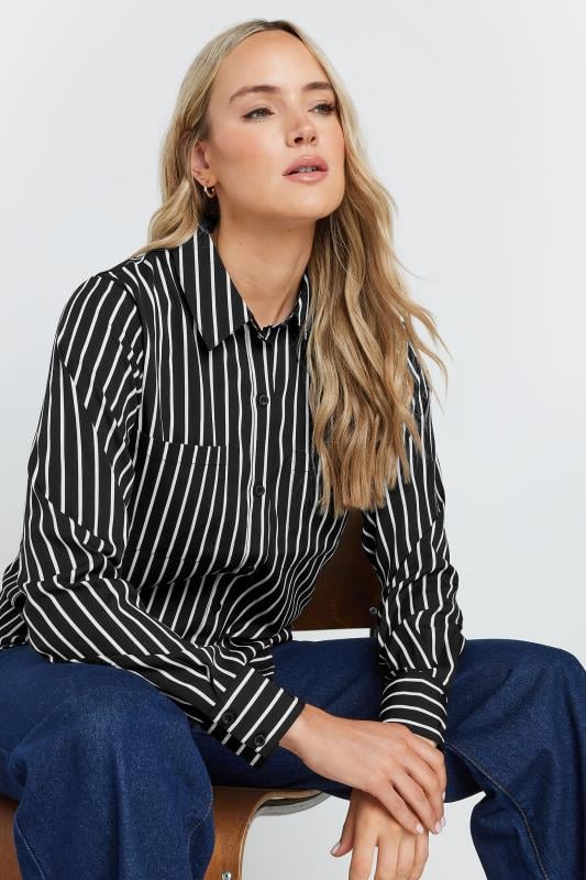 LTS Tall Black Striped Long Sleeve Shirt | Long Tall Sally 5