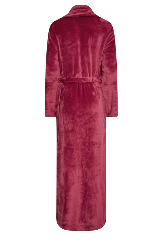 LTS Tall Women's Red Shawl Collar Maxi Dressing Gown | Long Tall Sally 8