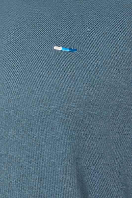BadRhino Big & Tall Petrol Blue Extra Long Core Long Sleeve T-Shirt | BadRhino 7