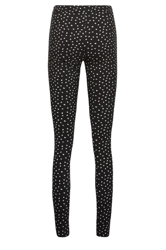 LTS Tall Women's Black Polka Dot Stretch Skinny Trousers | Long Tall Sally 5