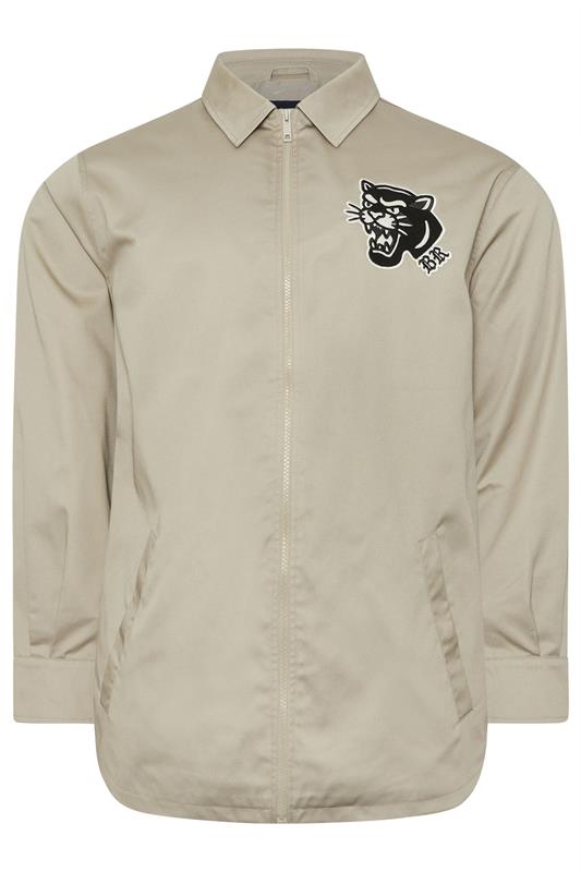 BadRhino Big & Tall Crockery Brown Embroidered Canvas Jacket | BadRhino 5