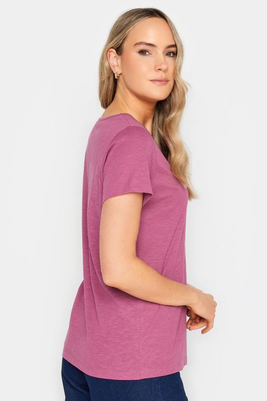 LTS Tall Womens Pink Short Sleeve T-Shirt | Long Tall Sally 3