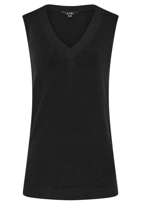 LTS Tall Women's Black Knitted Vest Top | Long Tall Sally 5