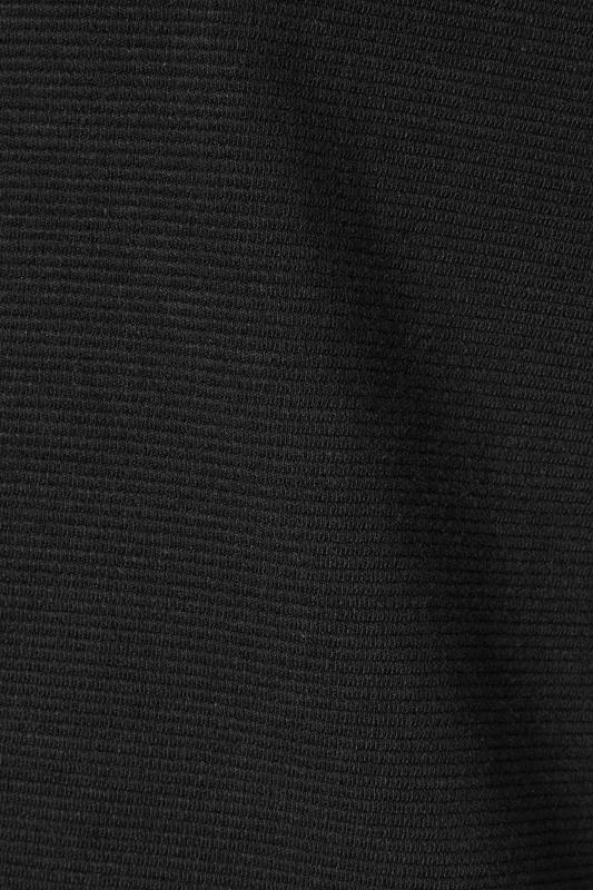 BadRhino Big & Tall Black Ottoman Ribbed T-Shirt | BadRhino 7