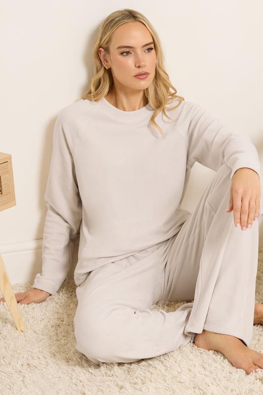 LTS Tall Women's Ivory White Microfleece Top | Long Tall Sally 5