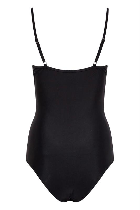LTS Tall Women's Black Strappy Swimsuit | Long Tall Sally 8