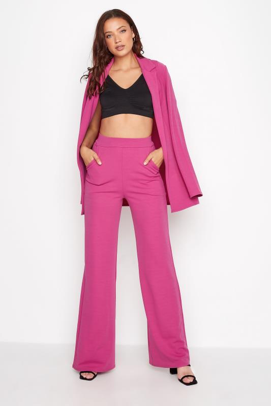 LTS Pink Scuba Longline Blazer | Long Tall Sally 3