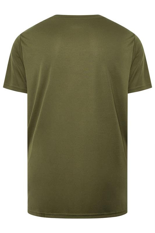 IronRhino Big & Tall Olive Green Performance T-Shirt | BadRhino 6