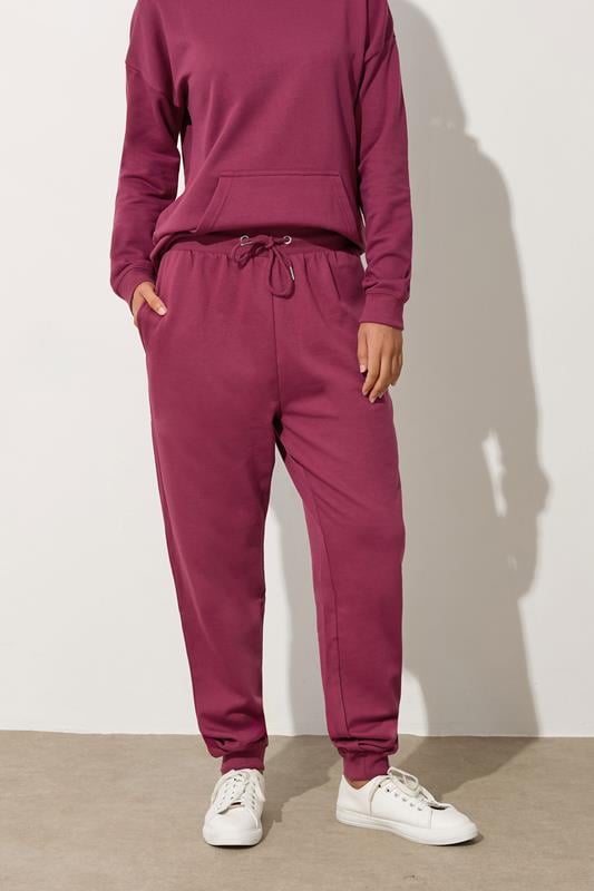 LTS Tall Women's Dark Pink Cuffed Jogger | Long Tall Sally 2