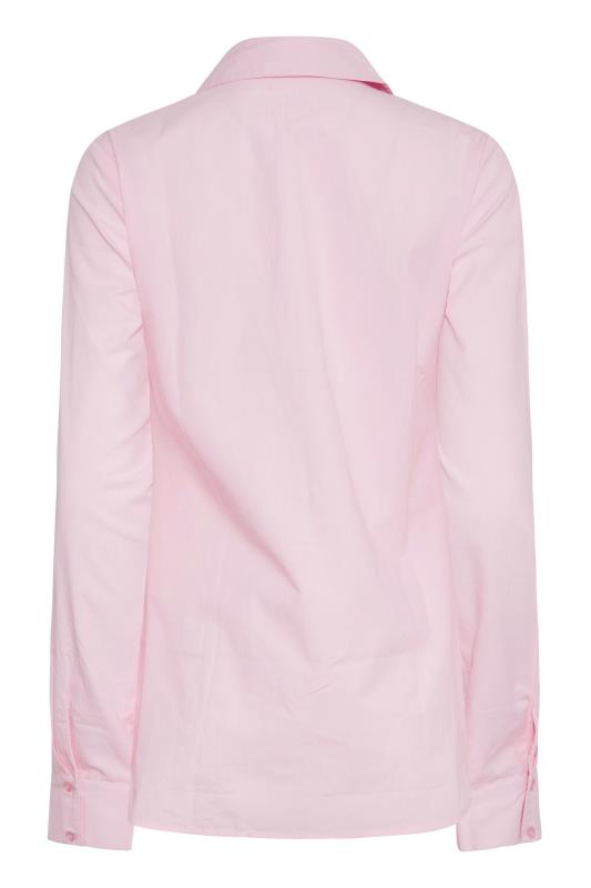 LTS Tall Women's Blush Pink Fitted Cotton Shirt | Long Tall Sally  7
