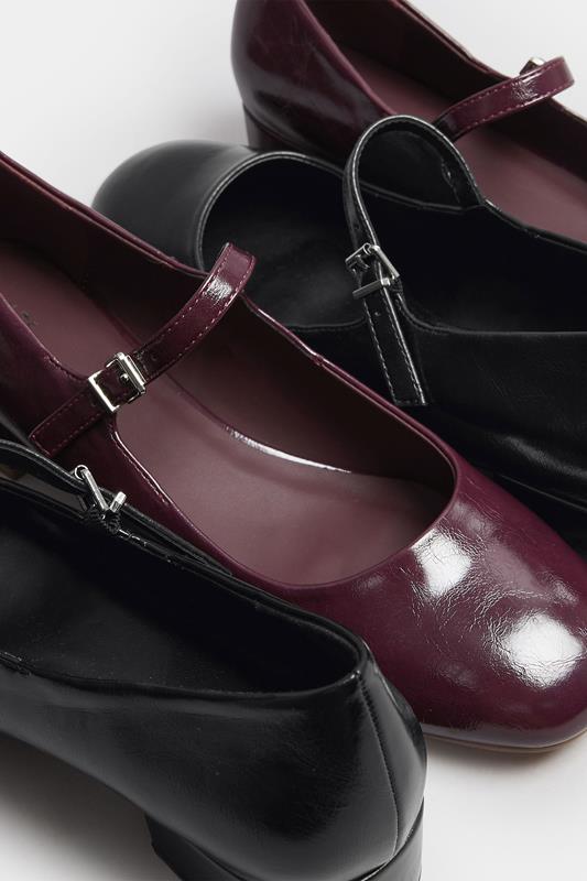 LTS Burgundy Red Mary Jane Heels In Standard Fit | Long Tall Sally 5