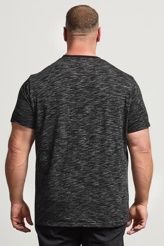 BadRhino Big & Tall Black Slub T-Shirt | BadRhino 3