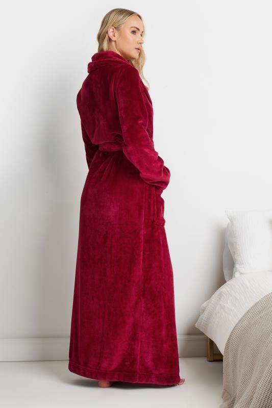 LTS Tall Red Super Luxe Maxi Dressing Gown Long Tall Sally