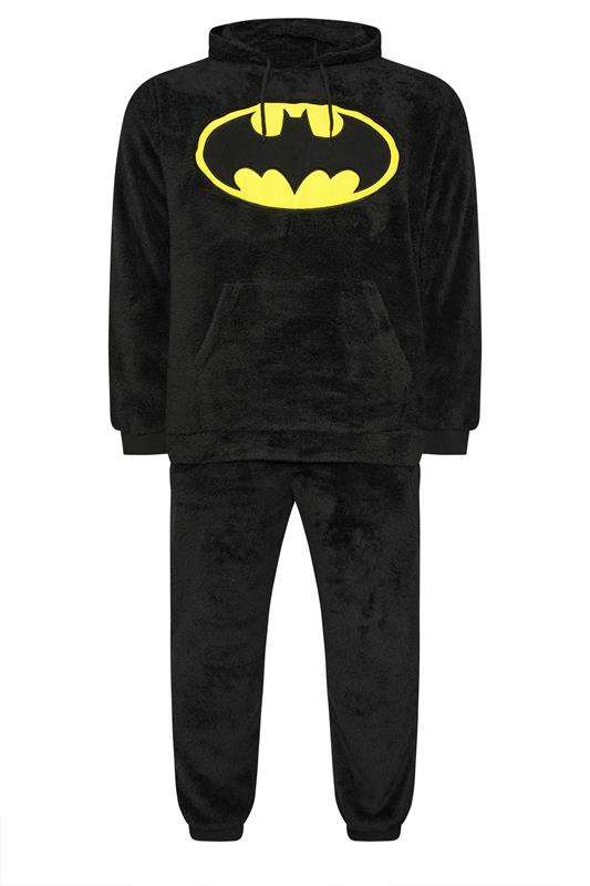 BadRhino Big & Tall Black Batman Fleece Lounge Set | BadRhino 5