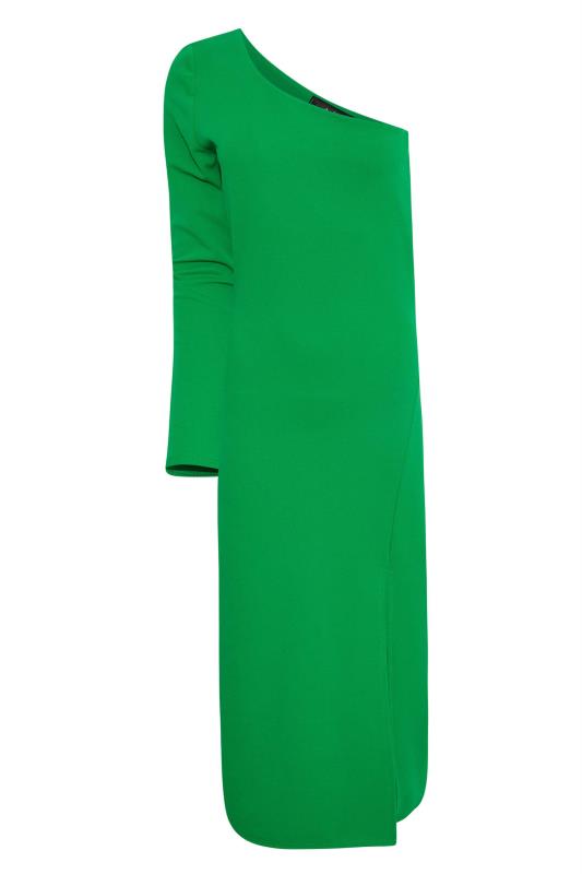 LTS Tall Women's Green One Shoulder Dress | Long Tall Sally 6