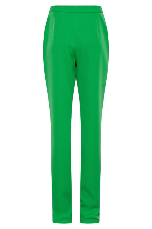 LTS Tall Women's Bright Green Scuba Slim Leg Trousers | Long Tall Sally 4