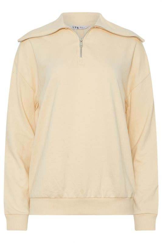 LTS Tall Women's Yellow Quarter Zip Sweatshirt | Long Tall Sally 6
