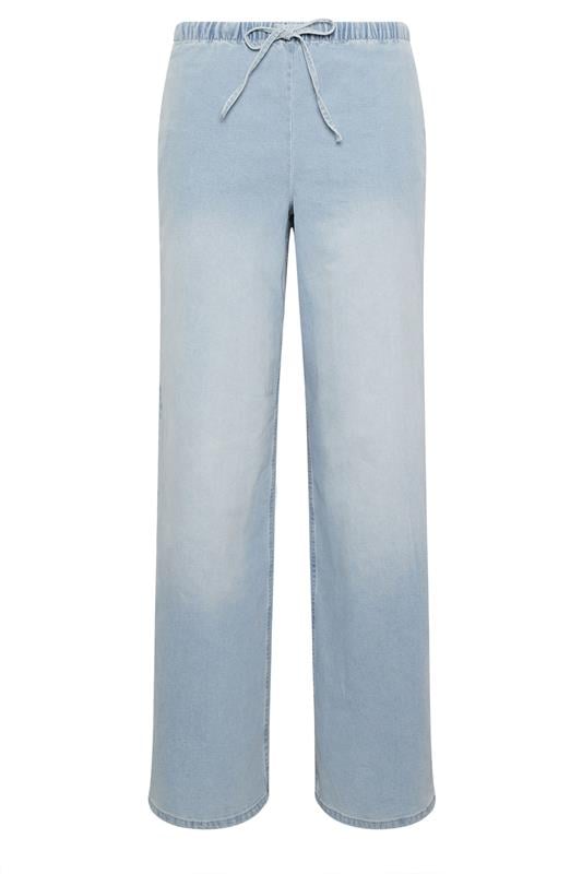 Tall  LTS Tall Light Blue Wide Leg Jeans