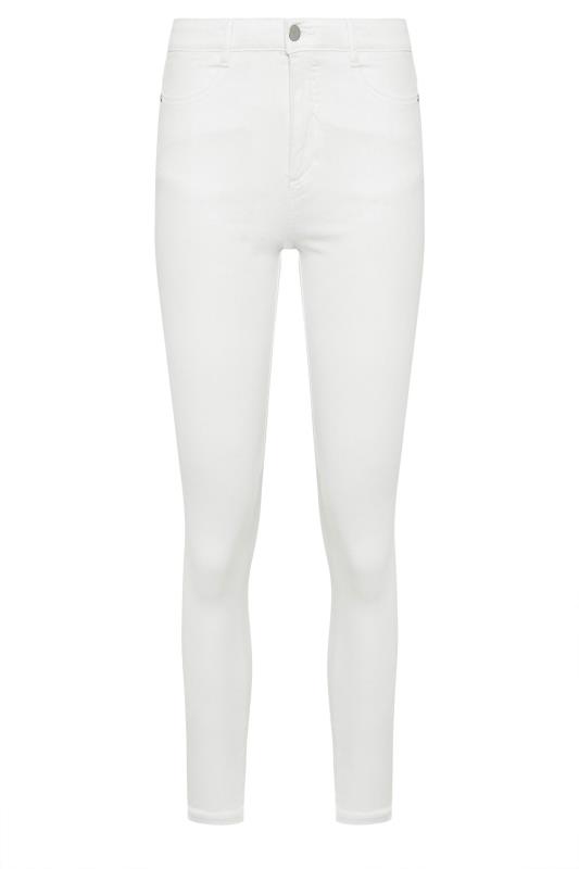 LTS White AVA Stretch Skinny Jeans | Long Tall Sally 3