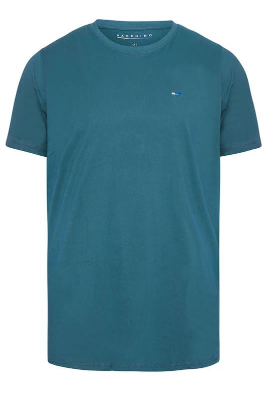 BadRhino Big & Tall Ocean Blue Extra Long Core T-Shirt | BadRhino 1