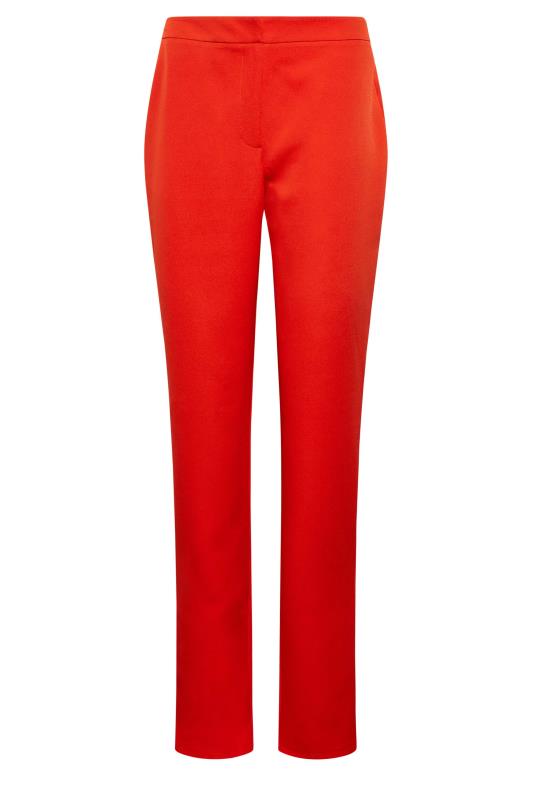 LTS Tall Women's Red Scuba Crepe Slim Leg Trousers | Long Tall Sally 5