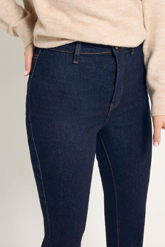 LTS Tall Indigo Blue Denim Flared Jeans | Long Tall Sally 4