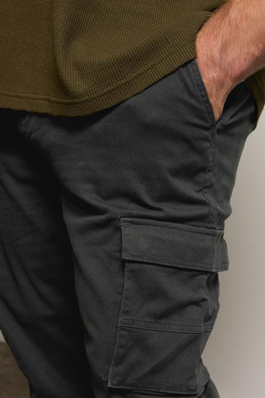 BadRhino Black Stretch Cargo Trousers | BadRhino 4