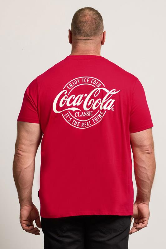 BadRhino Big & Tall Red Coca Cola Graphic T-Shirt | BadRhino 3